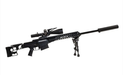 Goat Guns 1:3 Scale Barrett .50cal Diecast Gun Model - Black