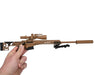 Goat Guns 1:3 Scale Barrett .50cal Diecast Gun Model - Tan