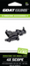Goat Guns 1:3 Scale Black Mini 4x Scope for AR/Bullpup Models