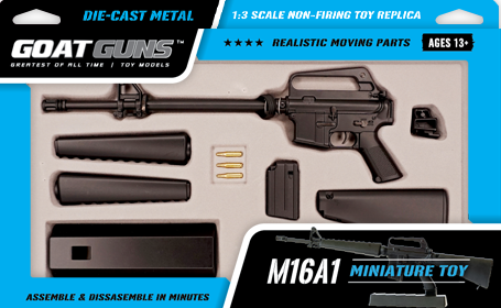 Goat Guns 1:3 Scale M16A1 Diecast Gun Model — White Rose Hobbies
