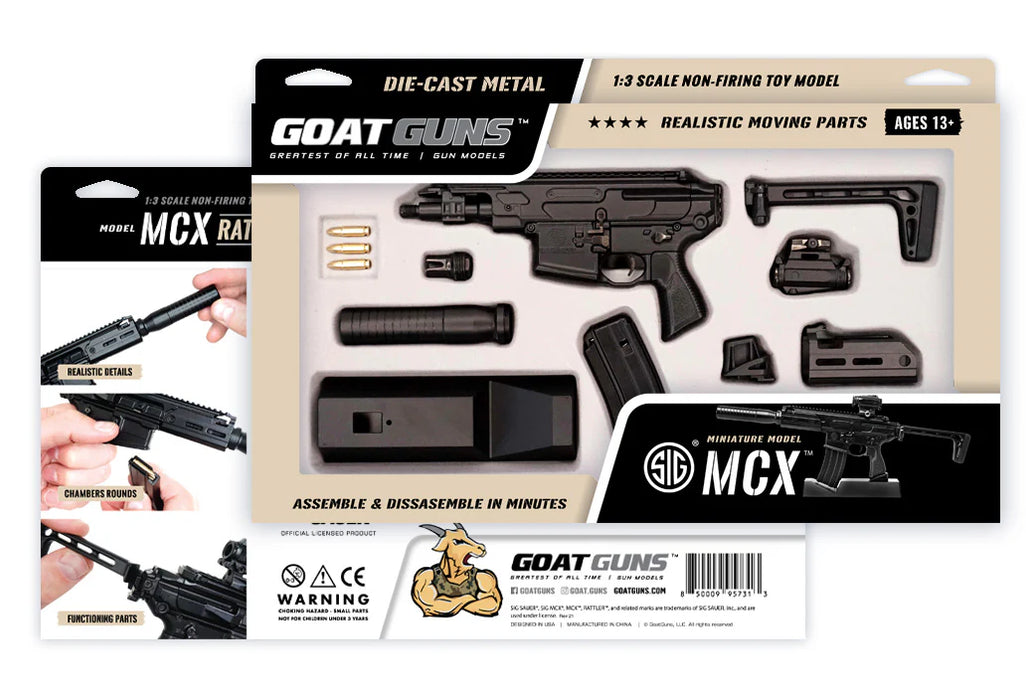 Goat Guns 1:3 Scale SIG MCX® Diecast Gun Model - Brown