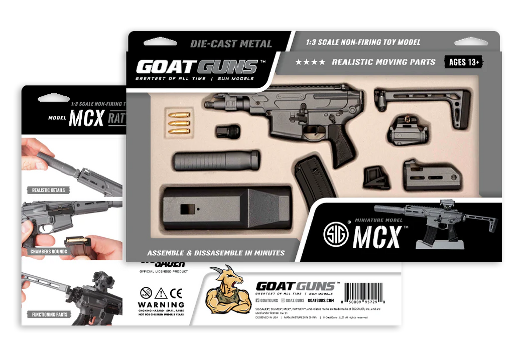 Goat Guns 1:3 Scale SIG MCX® Diecast Gun Model - Grey