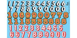 Gofer Racing Decals 11005 1/24 Decals - Race Car Numbers
