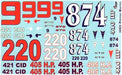 Gofer Racing Decals 11021 1/24 Decals - Pont Racing