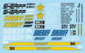Gofer Racing Decals 11025 1/24 Decals - Sheriff