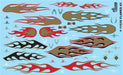 Gofer Racing Decals 11030 1/24 Decals - Gold Flames