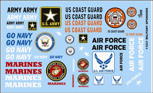 Gofer Racing Decals 11031 1/24 Decals - Armed Services