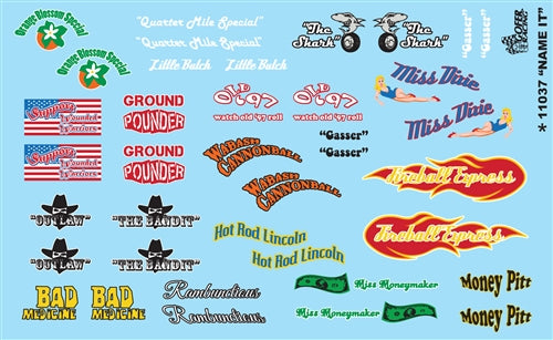 Gofer Racing Decals 11037 1/24 Decals - Name It