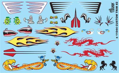 Gofer Racing Decals 11044 1/24 Decals - Custom Trim #2