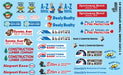 Gofer Racing Decals 11055 1/24 Decals - Home Town Sponsors