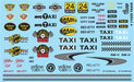 Gofer Racing Decals 11059 1/24 Decals - Taxis