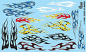 Gofer Racing Decals 11081 1/24 Decals - Cool Flames