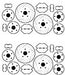 Gofer Racing Decals 20021 1/24 Photo Etched 15” Diameter Disk Brakes 4 Sets
