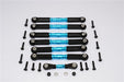 GPM Racing Products XO160-B-BEBK Blue Aluminum Complete Tie Rod set fits Traxxas XO-1