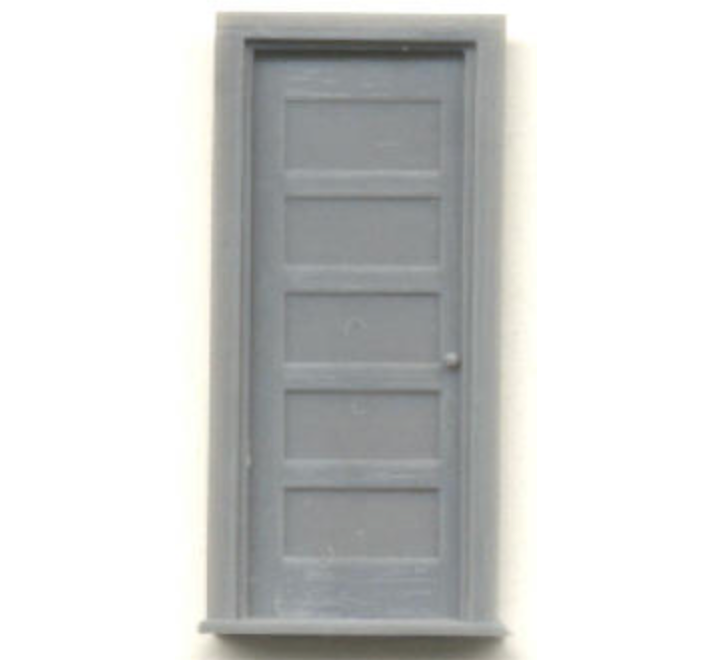 Grandt Line 3602 O Scale 30" 5 Panel Door with Frame Door (2 Pack)
