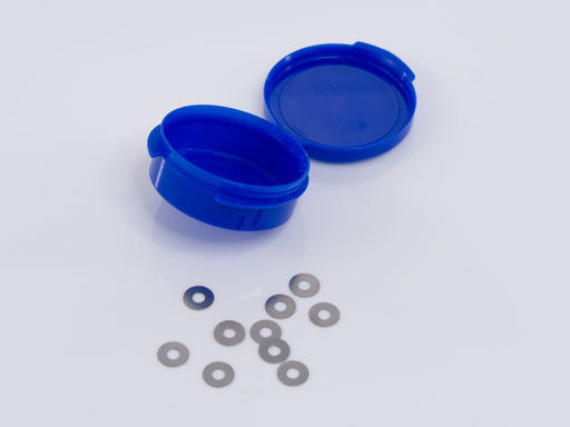 Gravity RC 505 Fine Tune Suspension Mount Shims (Steel) (10pcs) 0.2mm thick (3mmID, 7mmOD)