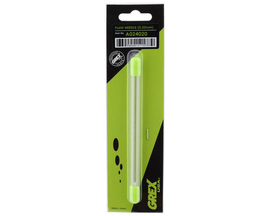 Grex A024020 0.20mm Fluid Needle fits: TG, TS, XGi, XSi, XBi