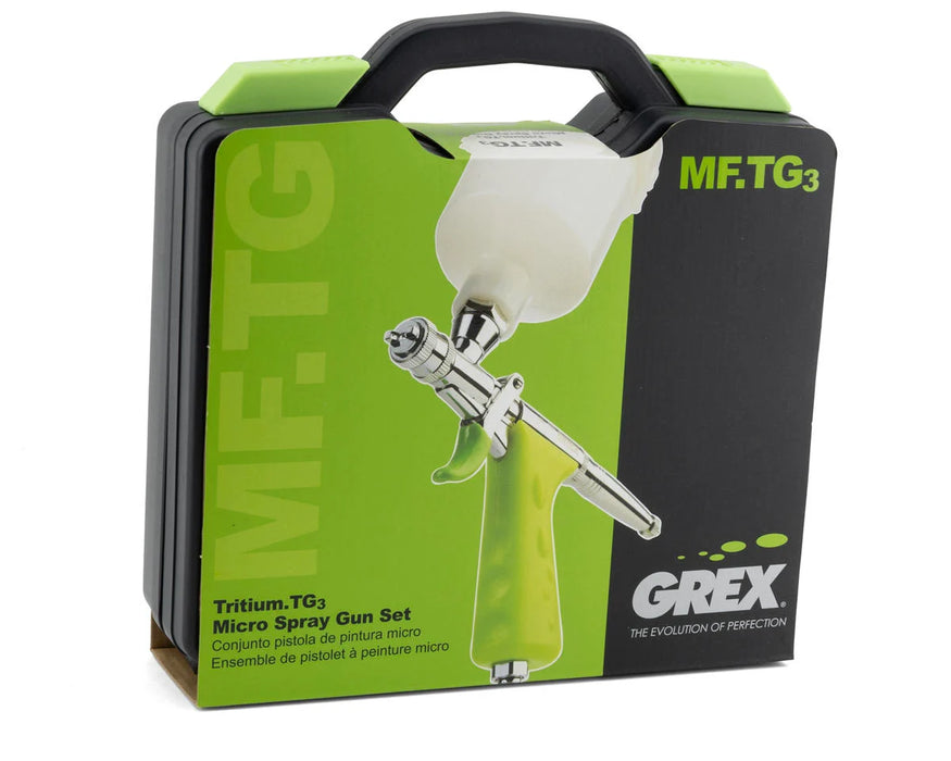 Grex MFTG3 Grex Tritium TG3 Gravity Top Fed Micro Airbrush Set (0.3mm Nozzle)