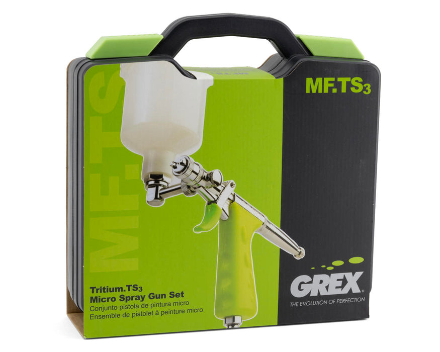Grex MFTS3 Grex Tritium TG3 Side Fed Micro Airbrush Set (0.3mm Nozzle)