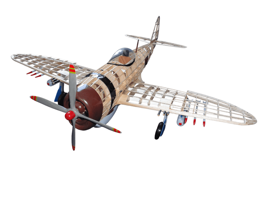 Guillows 1001 1/16 P-47 Thunderbolt (30" Wingspan) Balsa Flying Model Kit