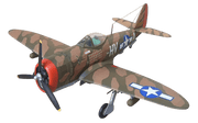 Guillows 1001 1/16 P-47 Thunderbolt (30" Wingspan) Balsa Flying Model Kit