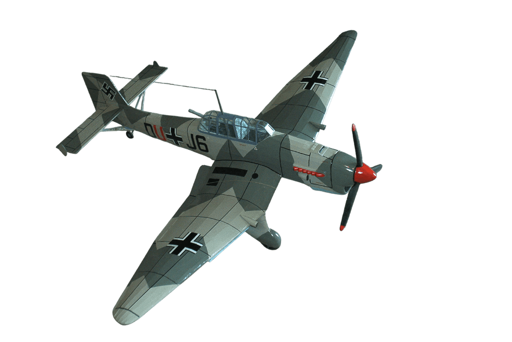 Guillows 1002 Ju-87B Stuka 34" (Wingspan) Balsa Flying Model Kit