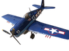 Guillows 1005 F-6F3 Hellcat (32" Wingspan) Balsa Flying Model Kit