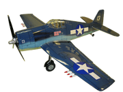 Guillows 1005 F-6F3 Hellcat (32" Wingspan) Balsa Flying Model Kit