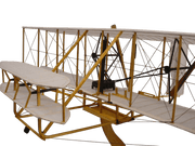 Guillows 1202 Wright Flyer (24" Wingspan) Balsa Model Display Kit
