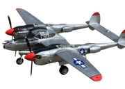 Guillows 2001 1/16 P-38 Lightning 40" Balsa Display Model Kit