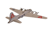 Guillows 2002 1/28 B-17G Flying Fortress 45" Balsa Display Model Kit