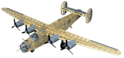 Guillows 2003 1/28 B-24D Liberator 48" Balsa Display Model Kit