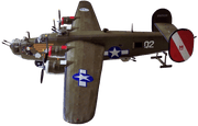 Guillows 2003 1/28 B-24D Liberator 48" Balsa Display Model Kit