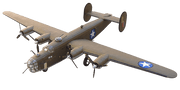 Guillows 2003 1/28 B-24D Liberator 48" Balsa Display Model Kit