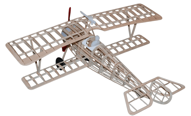 Guillows 203 1/12 Nieuport Ii 24" Balsa Display Model Kit
