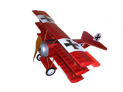 Guillows 204 1/16 Fokker Triplane 20" Balsa Display Model Kit