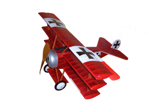 Guillows 204 1/16 Fokker Triplane 20" Balsa Display Model Kit