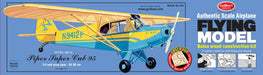 Guillows 303 1/18 Piper Super Cub 24" Balsa Flying Model Kit