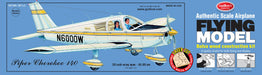 Guillows 307 1/20 Piper Cherokee 140 20" Balsa Flying Model Kit