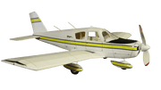 Guillows 307 1/20 Piper Cherokee 140 20" Balsa Flying Model Kit