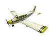 Guillows 308 1/20 Beechcraft Musketeer 20" Balsa Flying Model Kit
