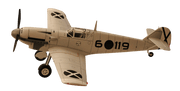Guillows 401 1/16 Messerschmitt 24" Balsa Display Model Kit
