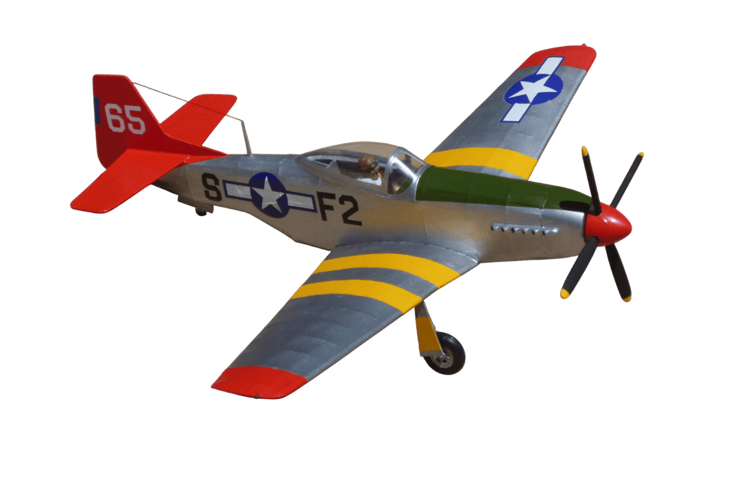Guillows 402 1/16 P-51 Mustang 27" Balsa Display Model Kit