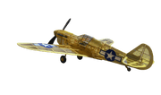 Guillows 405 1/16 P-40 Warhawk 28" Balsa Display Model Kit