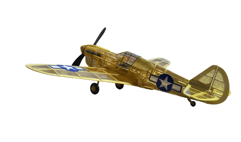 Guillows 405 1/16 P-40 Warhawk 28" Balsa Display Model Kit