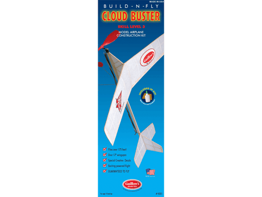 Guillows 4301 Cloud Buster Skill 3 “Build-N-Fly” Construction Kit