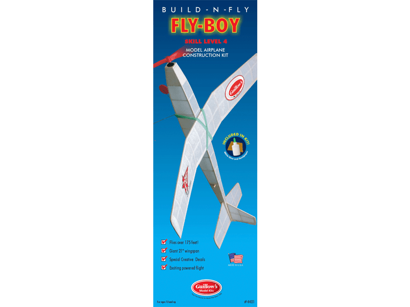 Guillows 4401 Fly-Boy Skill 4 “Build-N-Fly” Construction Kit