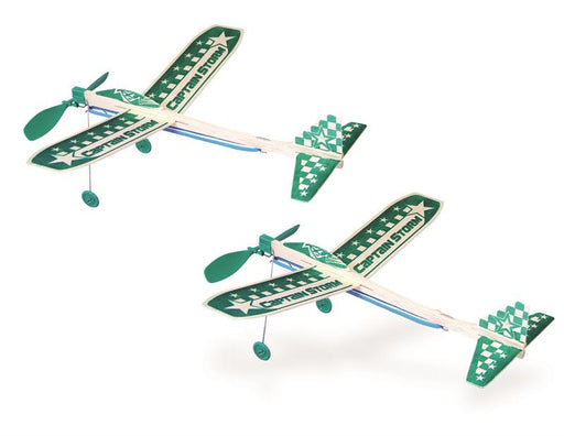 Guillows 44T Captain Storm Twin Pack Balsa Airplane Kit