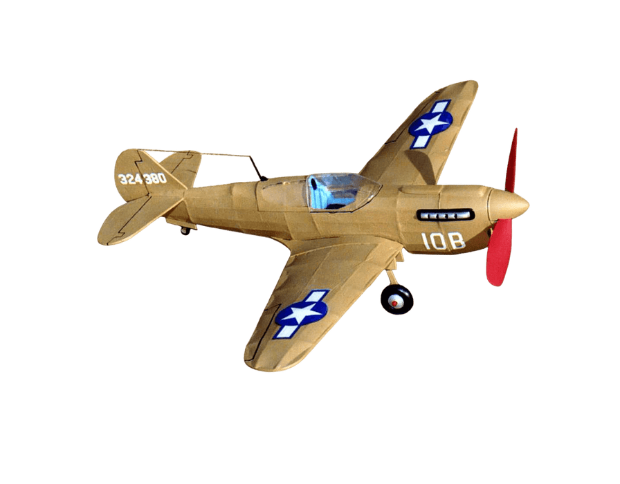 Guillows 501 1/30 P-40 Warhawk 16" Balsa Flying Model Kit