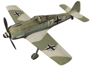 Guillows 502 1/30 Focke Wulf Fw-190 16" Balsa Flying Model Kit